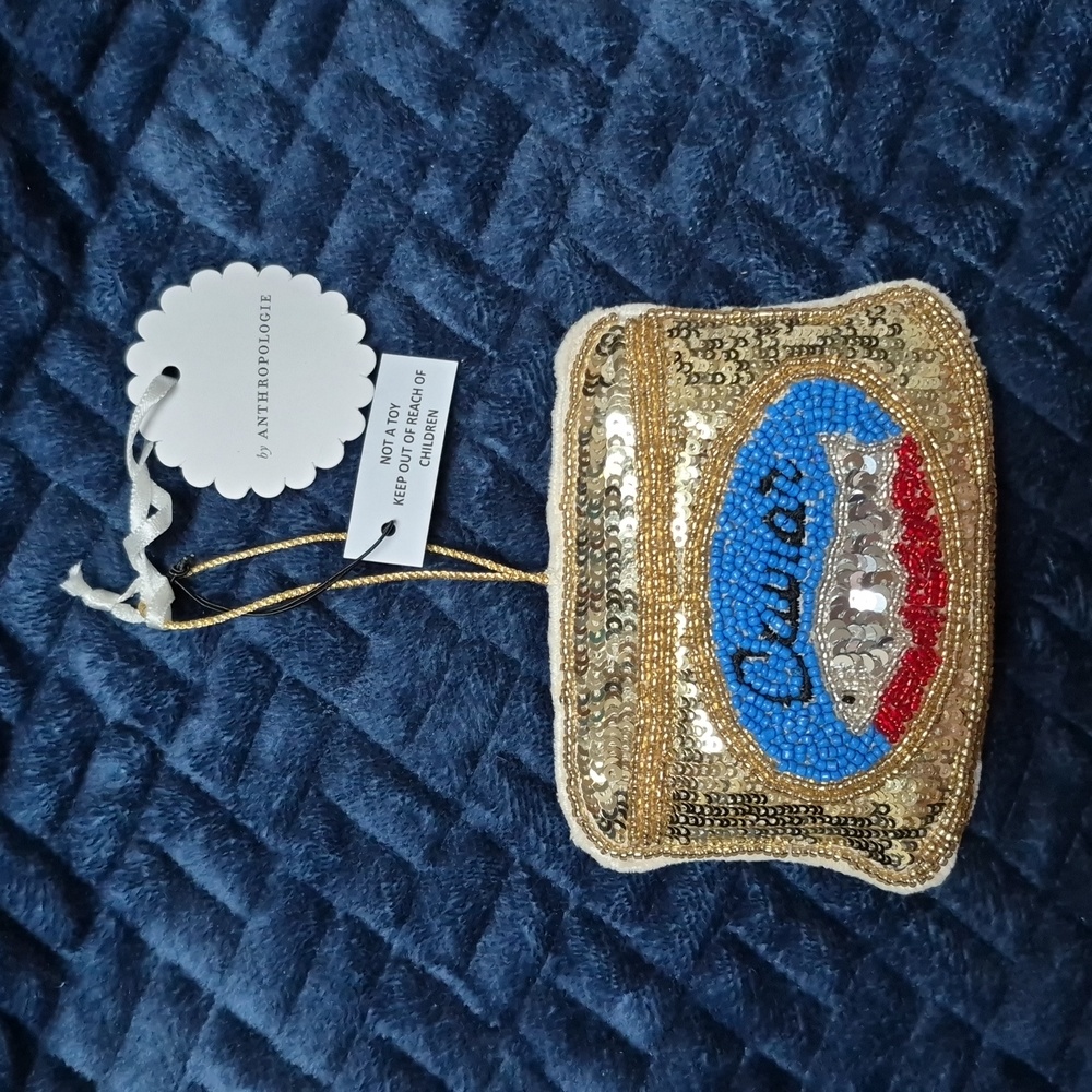 Anthropologie Caviar Beaded Accoutrement Ornament, New With Tags! - Picture 4 of 13